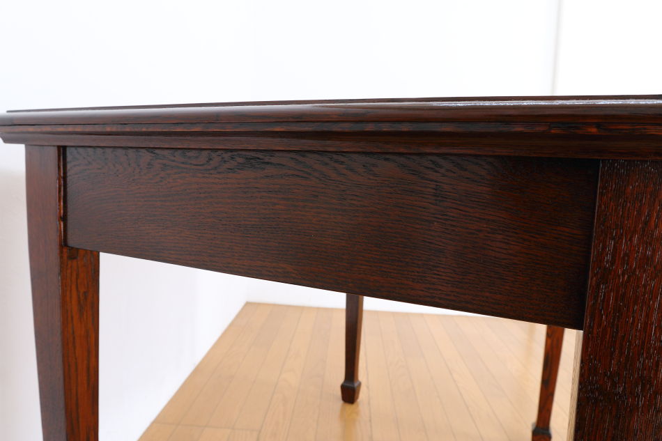 Partridge & Cooper Ltd. エドワーディアン オーク ライブラリーテーブル