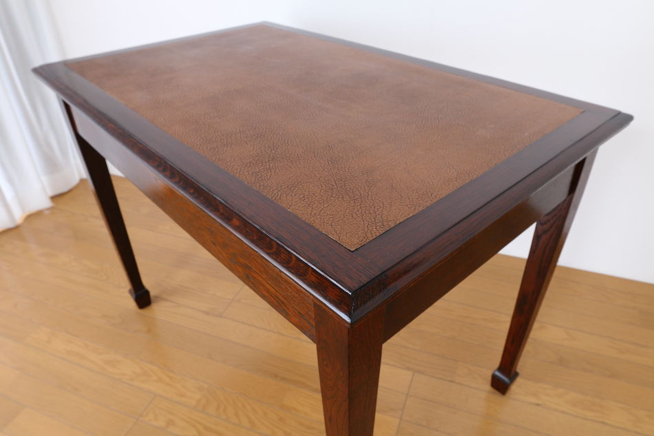 Partridge & Cooper Ltd. エドワーディアン オーク ライブラリーテーブル