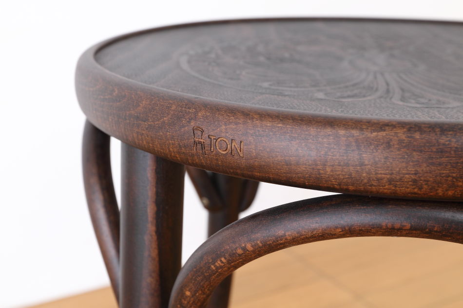 トンTON ベントウッドスツール No60 アーチレッグArch leg / ウレタン・アンティーク