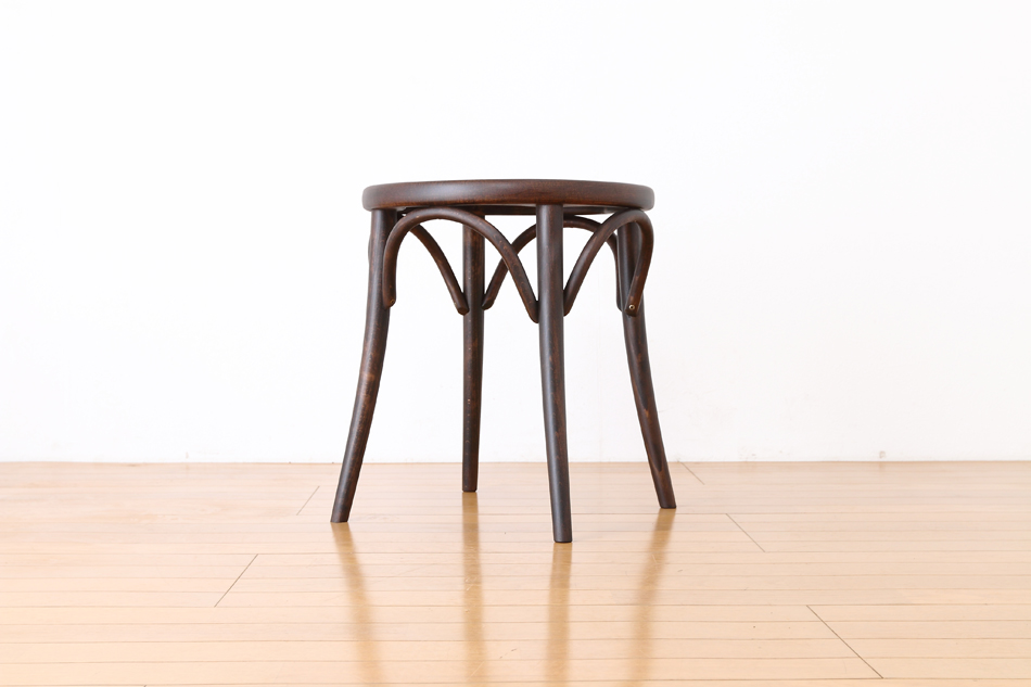 トンTON ベントウッドスツール No60 アーチレッグArch leg / ウレタン・アンティーク